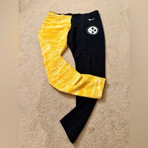 Nike Women’s Pittsburgh Steelers Team Leggings in Black and Yellow